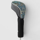 William Morris Pauw en Draak Geweven Ontwerp Golfheadcover (Schuin)