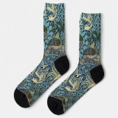 William Morris Pauw en Draak geweven ontwerp Sokken (Links)
