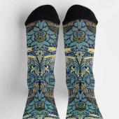 William Morris Pauw en Draak geweven ontwerp Sokken (Top)