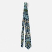 William Morris Pauw en Draak Geweven Ontwerp Stropdas (Achterkant)