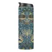 William Morris Pauw en Draak geweven ontwerp Thermosbeker (Geroteerd rechts)