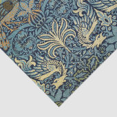 William Morris Pauw en Draak geweven ontwerp Tissuepapier (Detail)