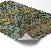 William Morris, Pauw en Draak Print (Hoek)