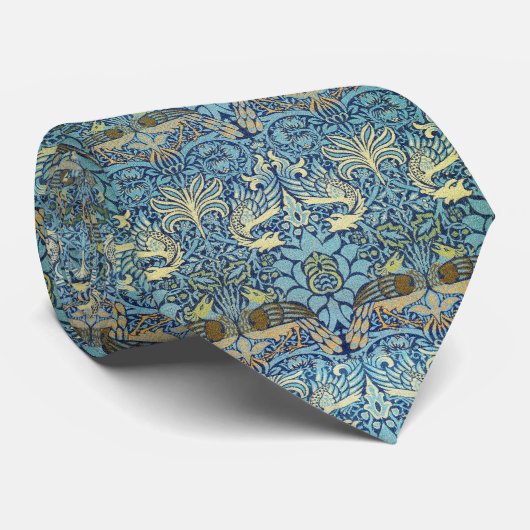 William Morris Pauw en Draak Stropdas (Opgerold)