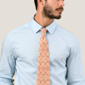 William * Morris Peach Foliage Pattern Stropdas