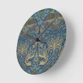 William Morris Peacock and Dragon Ronde Klok (Hoek)