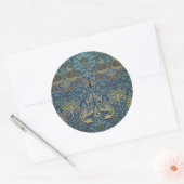 William Morris Peacock and Dragon Ronde Sticker (Envelop)