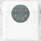 William Morris Peacock and Dragon Ronde Sticker (Tas)