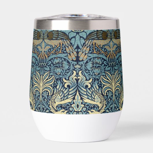 William Morris Peacock and Dragon Woven Design (Voorkant)