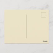 William Morris Peacock and Dragon Woven Design Briefkaart (Achterkant)