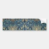 William Morris Peacock and Dragon Woven Design Bumpersticker (Voorkant)