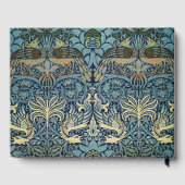 William Morris Peacock and Dragon Woven Design Gastenboek (Achterkant)