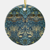 William Morris Peacock and Dragon Woven Design Keramisch Ornament (Voorkant)