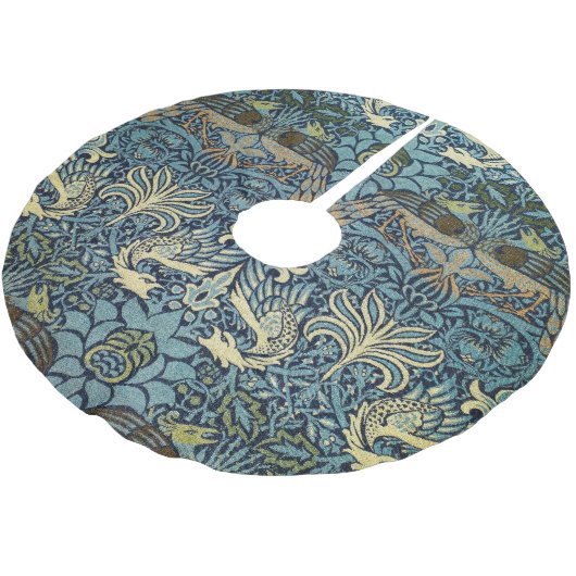 William Morris Peacock and Dragon Woven Design Kerstboom Rok (Gekanteld)