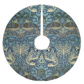 William Morris Peacock and Dragon Woven Design Kerstboom Rok (Voorkant)