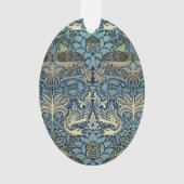 William Morris Peacock and Dragon Woven Design Ornament (voorkant)