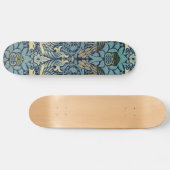 William Morris Peacock and Dragon Woven Design Persoonlijk Skateboard (Horizontaal)