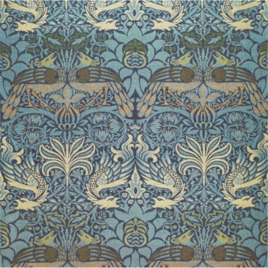 William Morris Peacock and Dragon Woven Design Sticker (Voorkant)