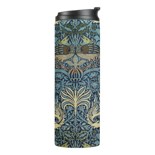 William Morris Peacock and Dragon Woven Design Thermosbeker (Gedraaid links)