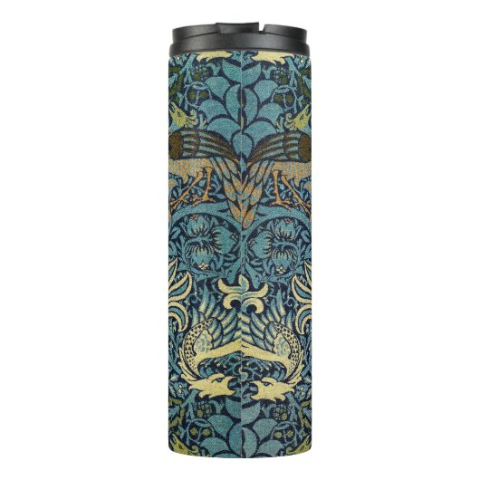 William Morris Peacock and Dragon Woven Design Thermosbeker (Achterkant)