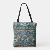 William Morris Peacock and Dragon Woven Design Tote Bag (Achterkant)