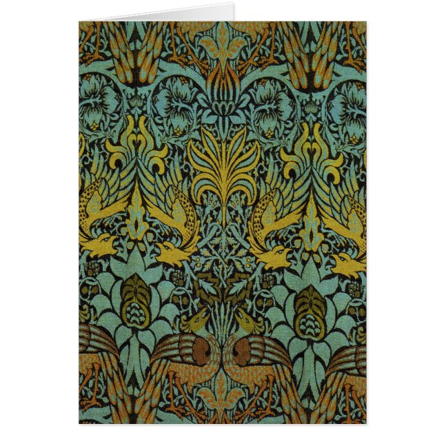 William Morris Peacock Dragon Wallpaper (Voorkant)