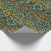 William Morris Peacock Dragon Wallpaper Cadeaupapier (Hoek)