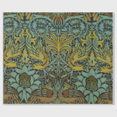 William Morris Peacock Dragon Wallpaper Cadeaupapier (Vlak)