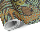 William Morris Peacock Dragon Wallpaper Cadeaupapier (Rol Hoek)