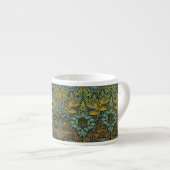 William Morris Peacock Dragon Wallpaper Espresso Kop (Voorkant rechts)