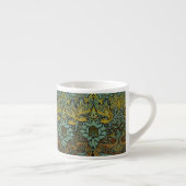 William Morris Peacock Dragon Wallpaper Espresso Kop (Rechts)