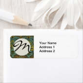 William Morris Peacock Dragon Wallpaper Etiket (Insitu)