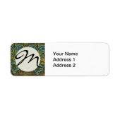 William Morris Peacock Dragon Wallpaper Etiket (Voorkant)