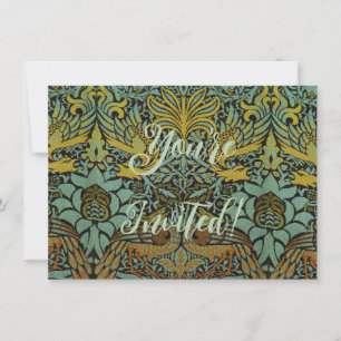 William Morris Peacock Dragon Wallpaper Kaart