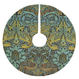 William Morris Peacock Dragon Wallpaper Kerstboom Rok