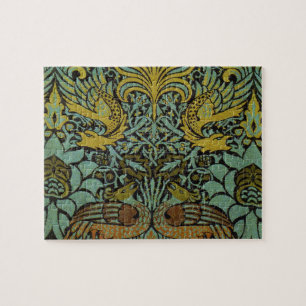 William Morris Peacock Dragon Wallpaper Legpuzzel