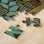 William Morris Peacock Dragon Wallpaper Legpuzzel (Zijkant)