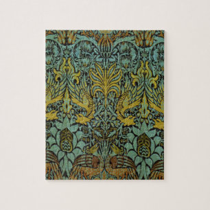 William Morris Peacock Dragon Wallpaper Legpuzzel