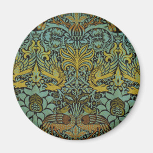 William Morris Peacock Dragon Wallpaper Magneet