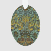 William Morris Peacock Dragon Wallpaper Ornament (voorkant)