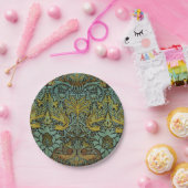 William Morris Peacock Dragon Wallpaper Papieren Bordje (Feest)