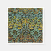 William Morris Peacock Dragon Wallpaper Servet (Voorkant)