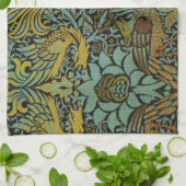 William Morris Peacock Dragon Wallpaper Theedoek (Gevouwen)