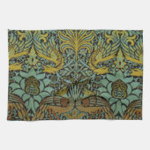 William Morris Peacock Dragon Wallpaper Theedoek (Horizontaal)