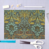 William Morris Peacock Dragon Wallpaper Tissuepapier (Craft)