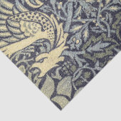 William Morris Peacock en Dragon Blue Decoupage Tissuepapier (Detail)