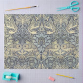 William Morris Peacock en Dragon Blue Decoupage Tissuepapier (Craft)