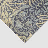 William Morris Peacock en Dragon Blue Decoupage Tissuepapier (Detail)
