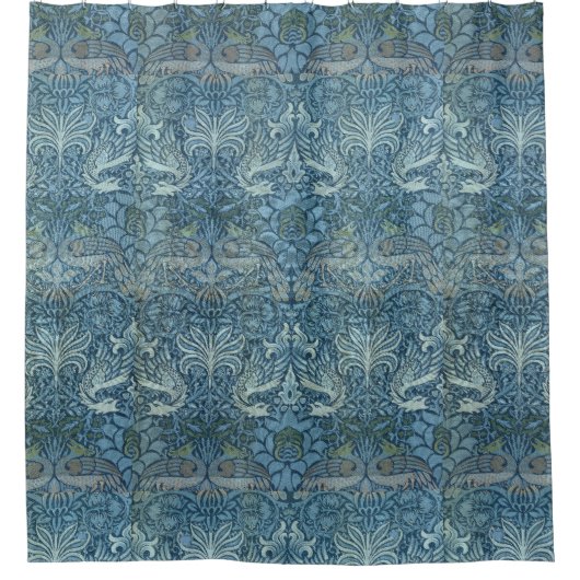  William Morris Peacock en Dragon Douchegordijn (Voorkant)