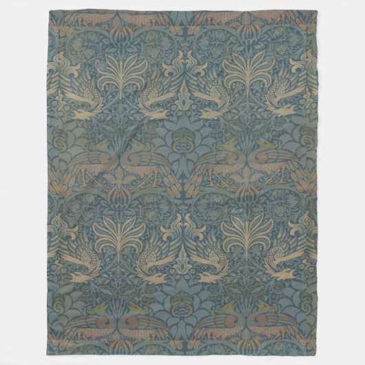 William Morris Peacock en Dragon Fleece Deken (Voorkant)